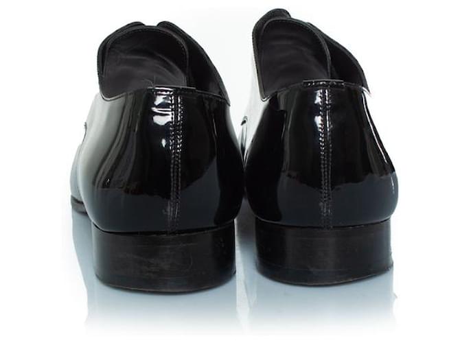 Dsquared2, Scarpe stringate in pelle verniciata nere Nero - vista 3