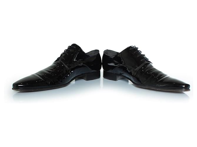 Dsquared2, Scarpe stringate in pelle verniciata nere Nero - vista 6