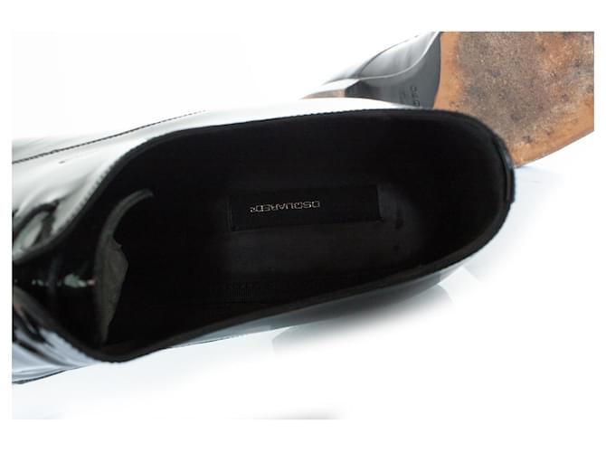 Dsquared2, Scarpe stringate in pelle verniciata nere Nero - vista 9
