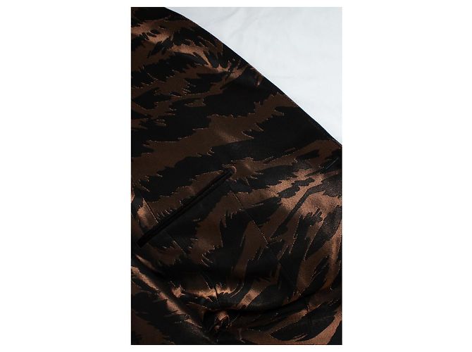 Atticus Kupfer Smokingjacke von Tom Ford Braun Schwarz - Ansicht 7