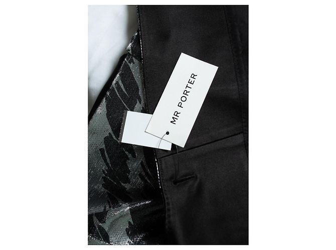 Metallische Smokingjacke Atticus Zebra von Tom Ford Schwarz Silber - Ansicht 6