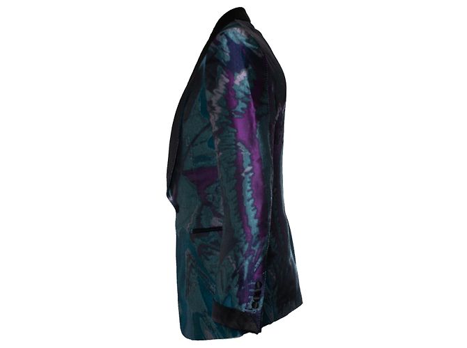Shelton Smokingjacke von Tom Ford in Blau-Purpur Lila - Ansicht 2