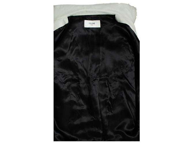 Céline Celine, Kinderjacke aus Palm tree-Leder Schwarz Weiß Rot Golden - Ansicht 9