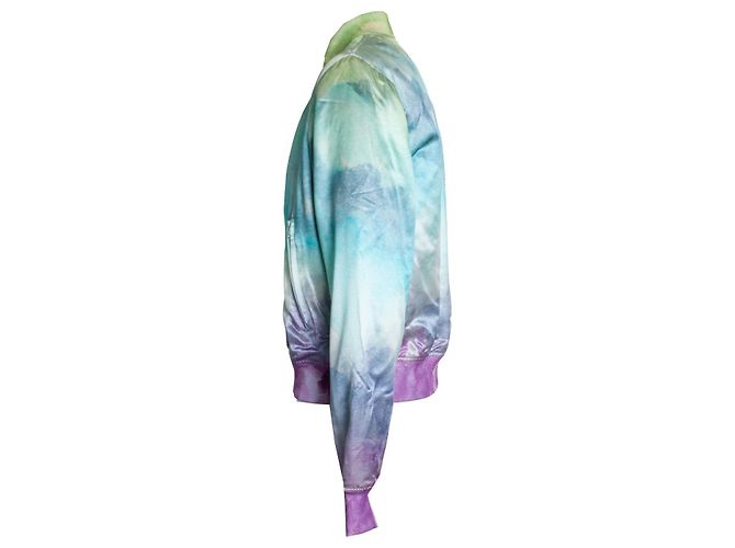 Giacca bomber in seta acquerello Amiri Multicolore - vista 2