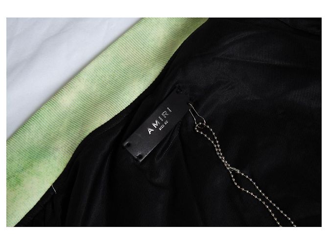 Giacca bomber in seta acquerello Amiri Multicolore - vista 8