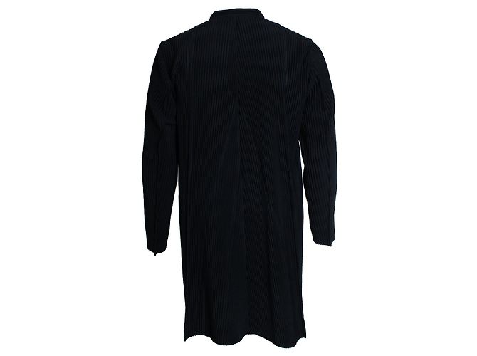 Issey Miyake, Giacca plissettata nera Nero - vista 3