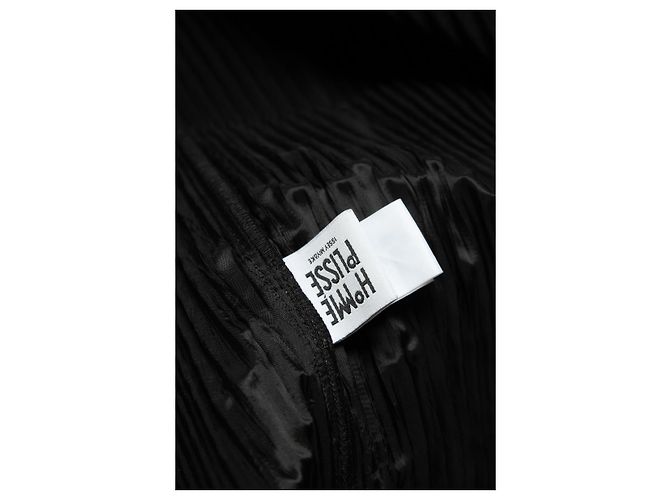 Issey Miyake, Giacca plissettata nera Nero - vista 6