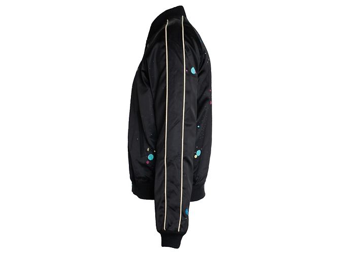 Saint Laurent, bomber teddy galaxia 2019 Negro - vista 3