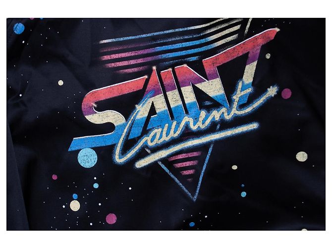 Saint Laurent, bomber teddy galaxia 2019 Negro - vista 5