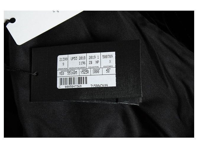 Teddy Saint Laurent, Bomber de terciopelo cristal 2018 Negro - vista 10