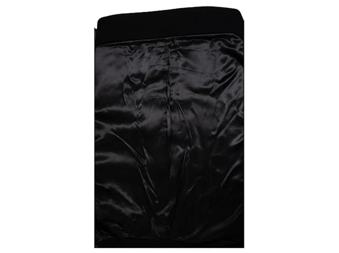 Giacca bomber nera e bianca Balmain Nero Bianco - vista 5