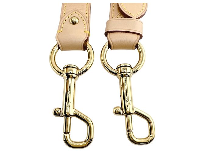 Beige Leder Schultergurt Louis Vuitton - Ansicht 3
