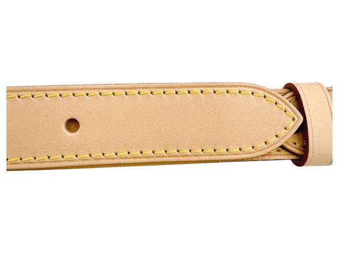 Beige Leder Schultergurt Louis Vuitton - Ansicht 6