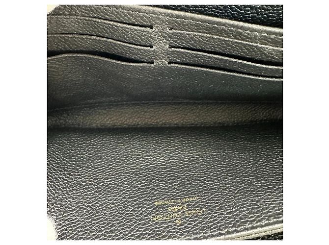 Cartera Larga Monogram Empreinte Louis Vuitton Negro Beige - vista 11