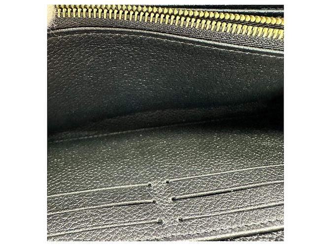 Cartera Larga Monogram Empreinte Louis Vuitton Negro Beige - vista 15