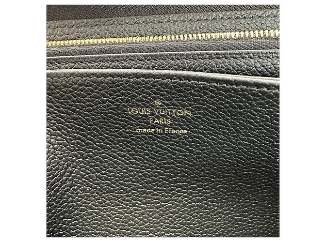 Cartera Larga Monogram Empreinte Louis Vuitton Negro Beige - vista 17