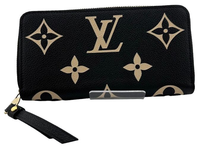 Cartera Larga Monogram Empreinte Louis Vuitton Negro Beige - vista 2