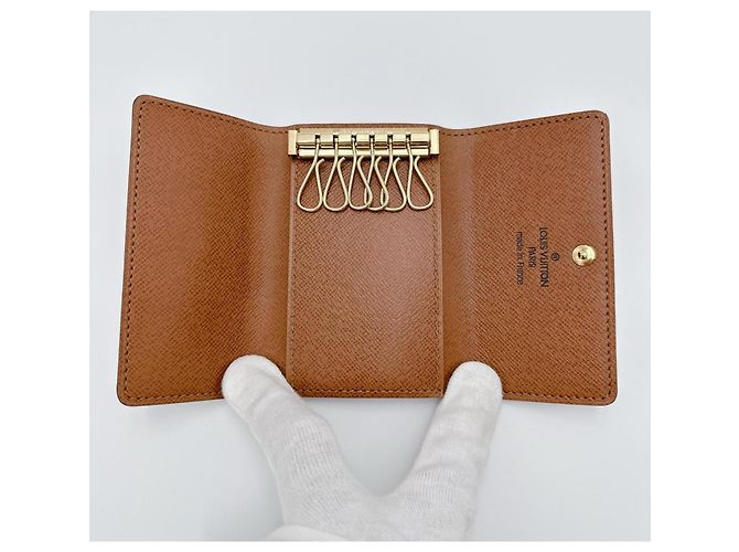 Estuche para llaves Monogram Louis Vuitton Castaño - vista 12