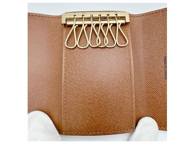 Estuche para llaves Monogram Louis Vuitton Castaño - vista 14