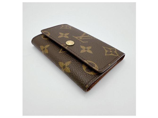 Estuche para llaves Monogram Louis Vuitton Castaño - vista 5