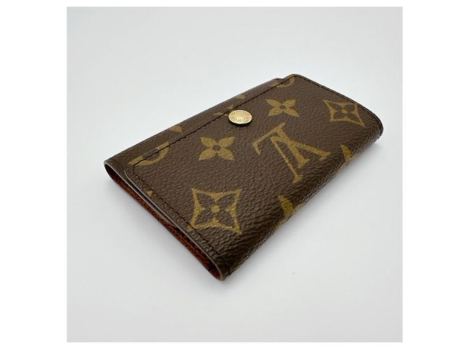 Estuche para llaves Monogram Louis Vuitton Castaño - vista 6