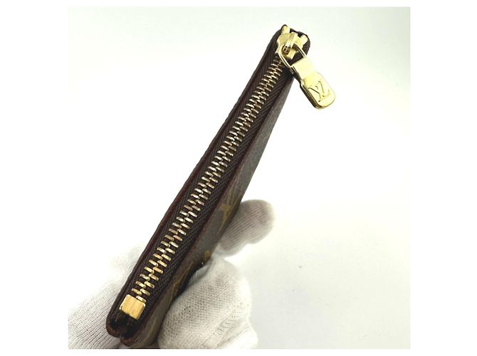 Monogramm Münzbörse Louis Vuitton Braun - Ansicht 7