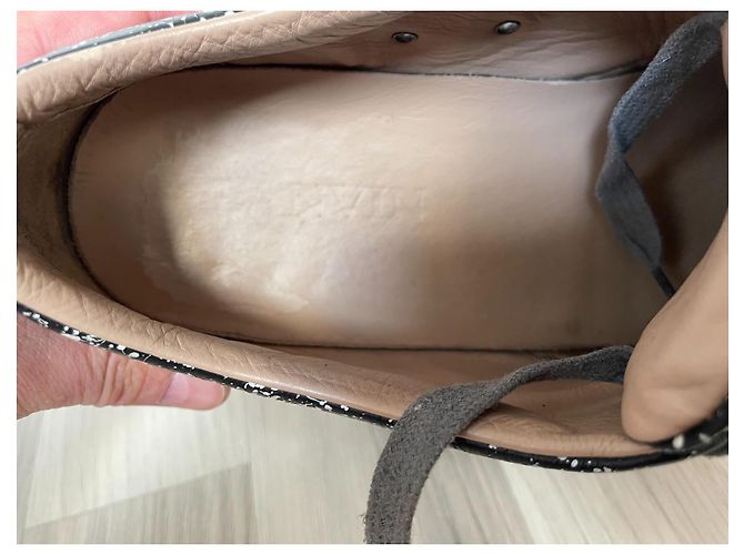 Sneakers Lanvin in pelle nera Nero - vista 10