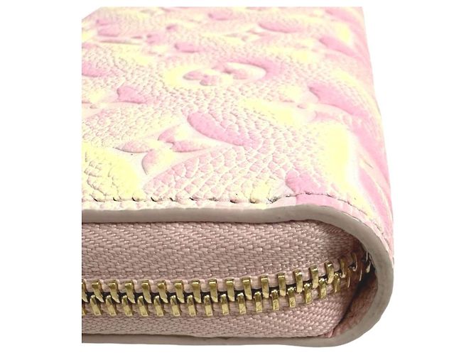 Cartera Larga Monogram Empreinte Louis Vuitton Rosa - vista 5