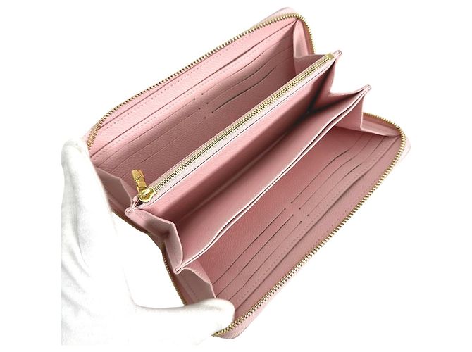 Cartera Larga Monogram Empreinte Louis Vuitton Rosa - vista 6