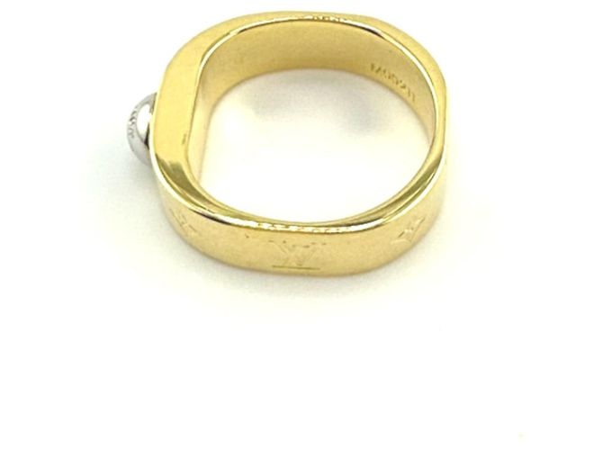 Goldplattierter Bandring von Louis Vuitton Golden - Ansicht 3