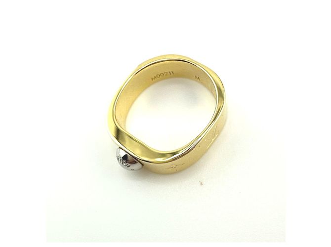 Goldplattierter Bandring von Louis Vuitton Golden - Ansicht 7