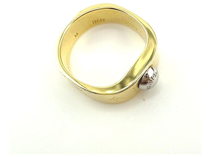 Goldplattierter Bandring von Louis Vuitton Golden - Ansicht 8