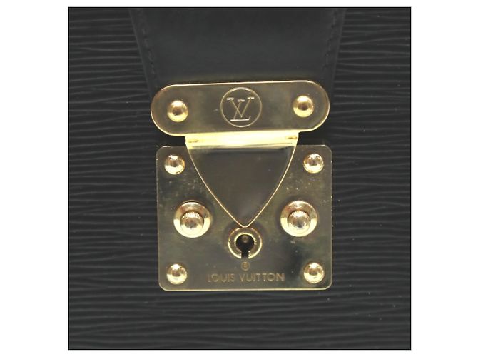 Porte-documents en cuir Epi Louis Vuitton Noir - vue 17