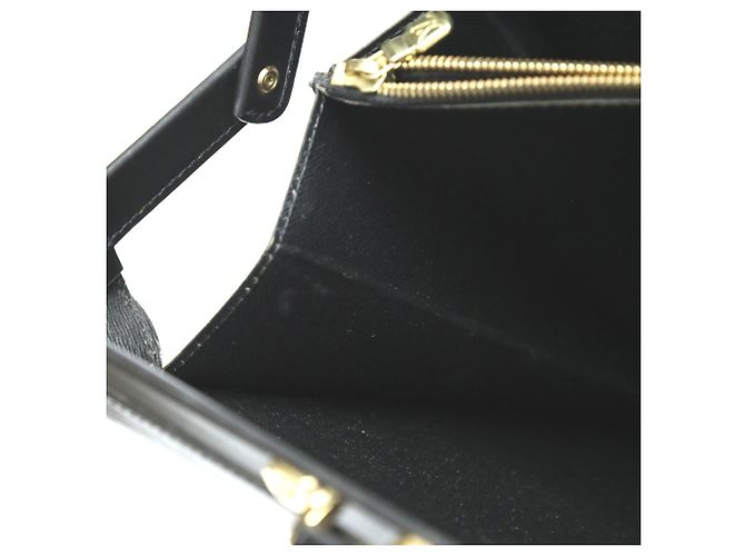 Porte-documents en cuir Epi Louis Vuitton Noir - vue 21
