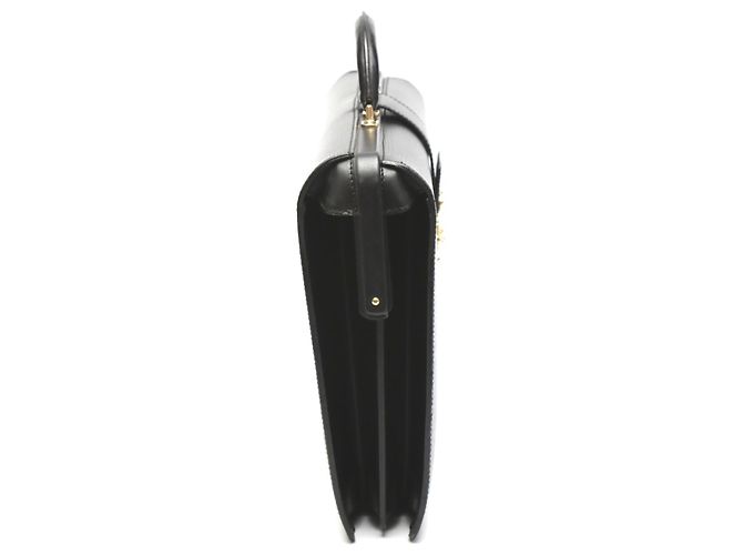 Porte-documents en cuir Epi Louis Vuitton Noir - vue 5