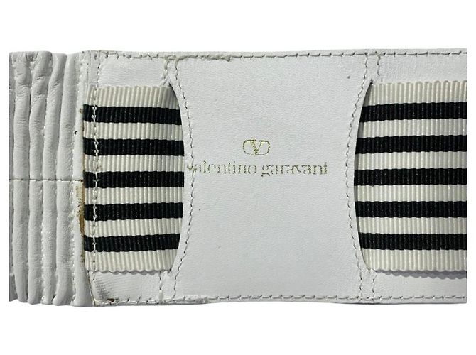 Valentino Garavani VALENTINO Vintage-Ledergürtel Weiß - Ansicht 6
