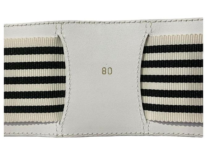 Valentino Garavani VALENTINO Vintage-Ledergürtel Weiß - Ansicht 7