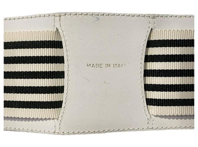 Valentino Garavani VALENTINO Vintage-Ledergürtel Weiß - Ansicht 8
