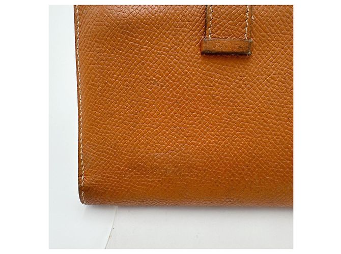 Hermès Billetera bi-fold Hermes en marrón Castaño - vista 10