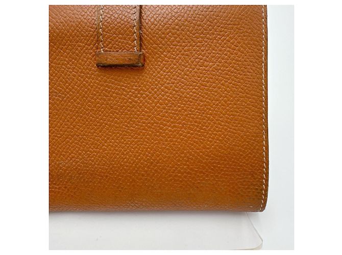 Hermès Billetera bi-fold Hermes en marrón Castaño - vista 11
