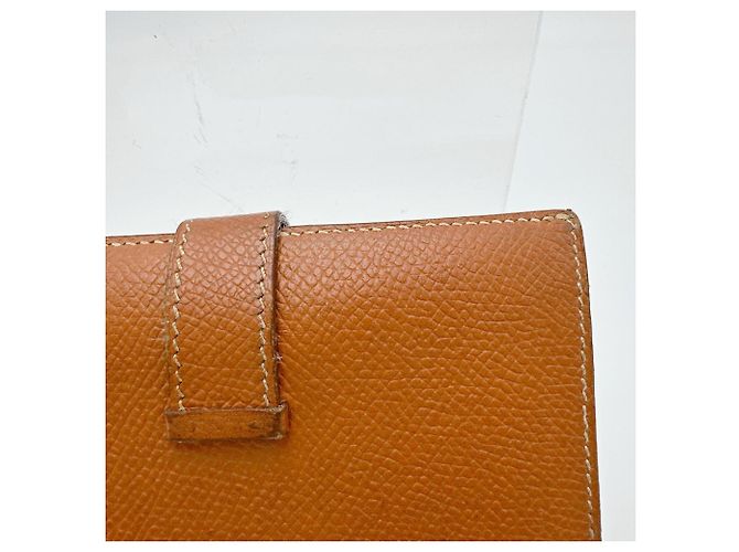 Hermès Billetera bi-fold Hermes en marrón Castaño - vista 12