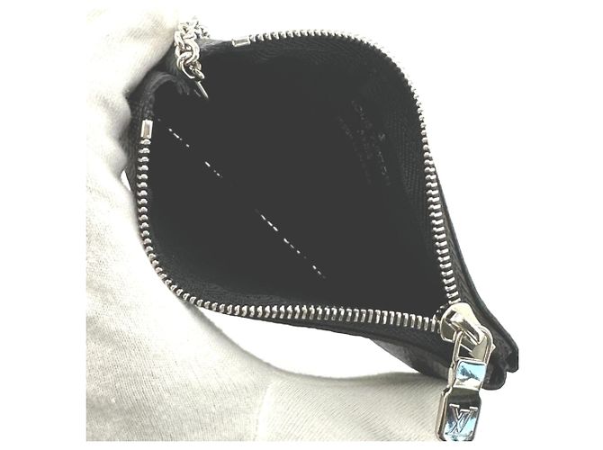 Portafoglio Monete Damier Graphite Louis Vuitton Marrone - vista 10