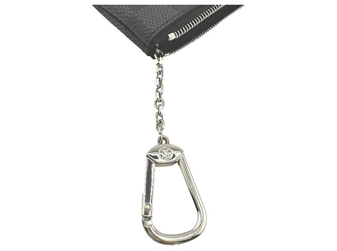 Portafoglio Monete Damier Graphite Louis Vuitton Marrone - vista 12