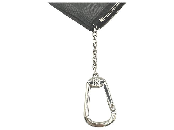 Portafoglio Monete Damier Graphite Louis Vuitton Marrone - vista 13