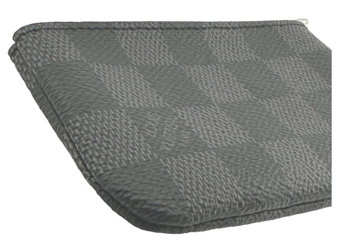 Portafoglio Monete Damier Graphite Louis Vuitton Marrone - vista 7