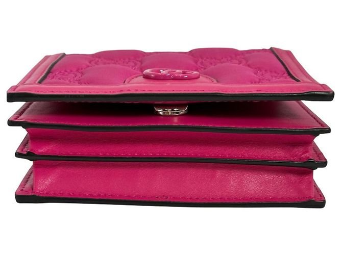 Borsa a mano Gucci GG Mini Matelassé in nylon Rosa - vista 4