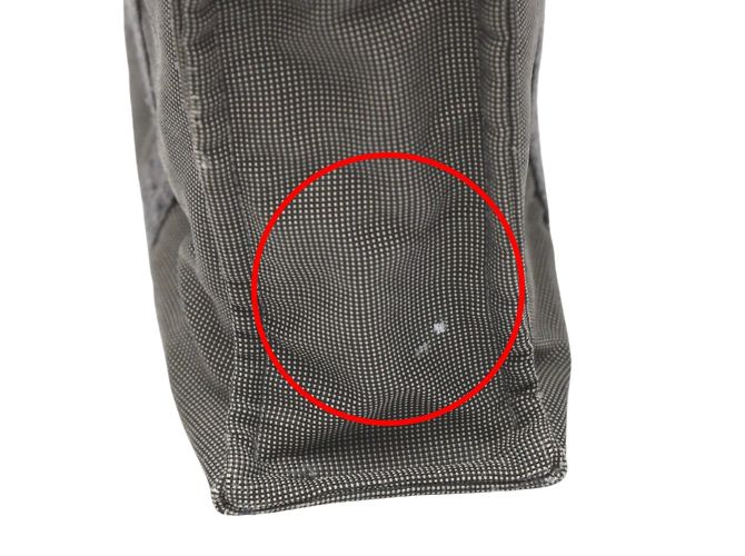 Hermès Hermes Tote Bag MM aus Air Line Canvas in Grau Braun - Ansicht 13