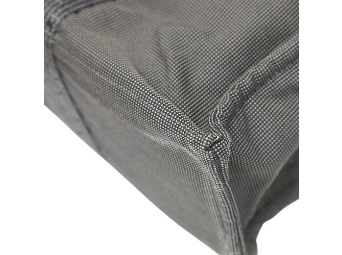 Hermès Hermes Tote Bag MM aus Air Line Canvas in Grau Braun - Ansicht 7
