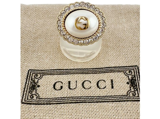 Anello Gucci Effetto Catena Oro D'oro - vista 2