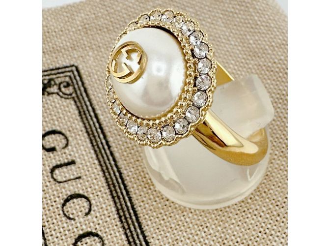 Anello Gucci Effetto Catena Oro D'oro - vista 3